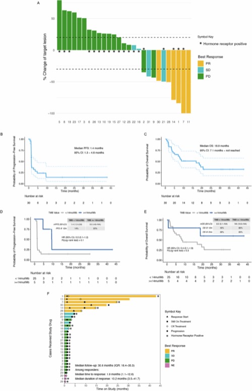 Figure from “Nivolumab plus low-dose ipilimumab in hypermutated HER2-negative metastatic breast cancer: a phase II trial (NIMBUS)”
